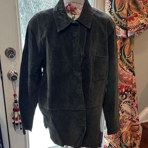 Willi Smith suede leather jacket - size 14